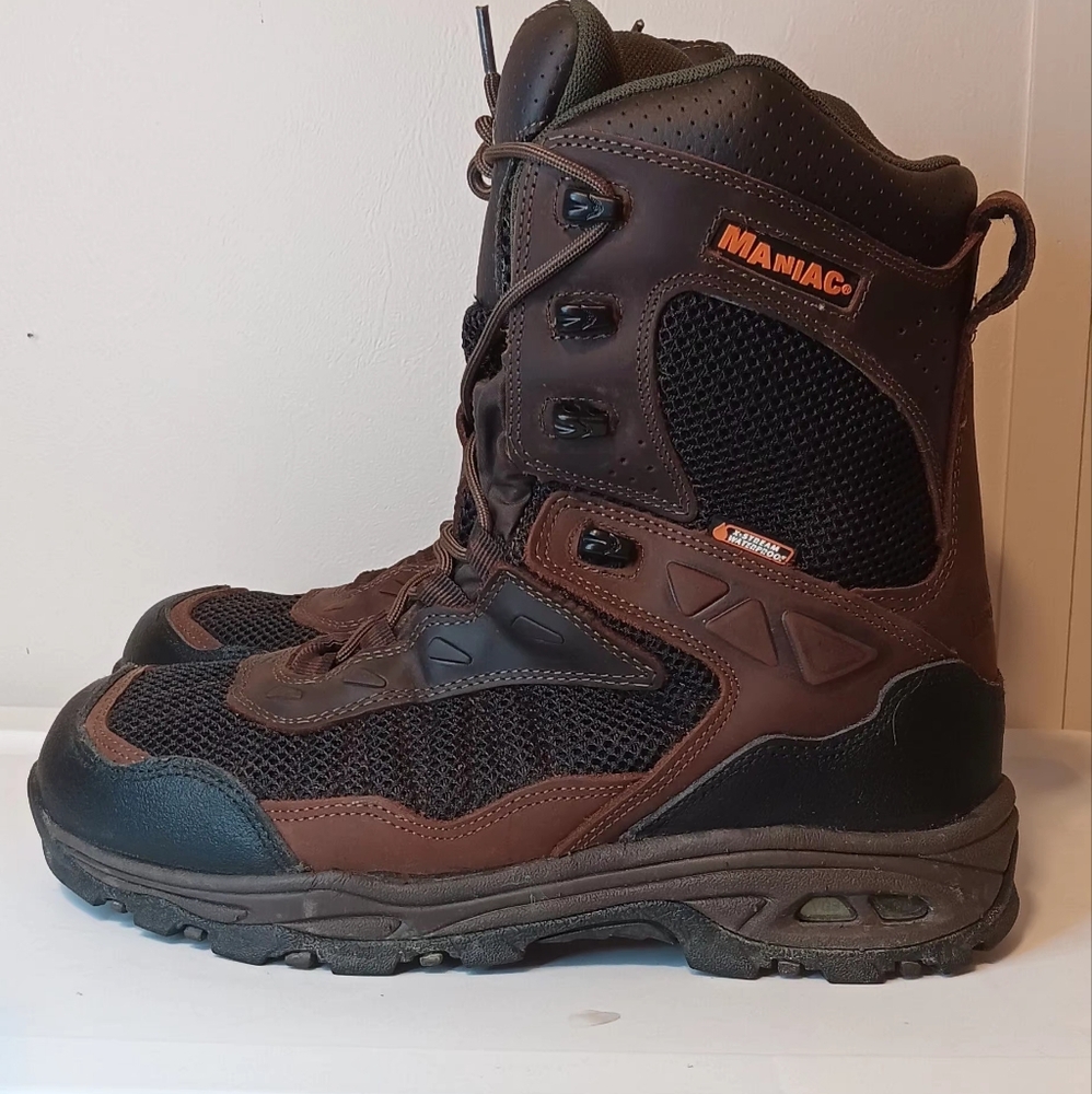 Wood N'Stream 2100-Maniac Hunting Boots Size 8.5 Leather with waterproof Gorpcor